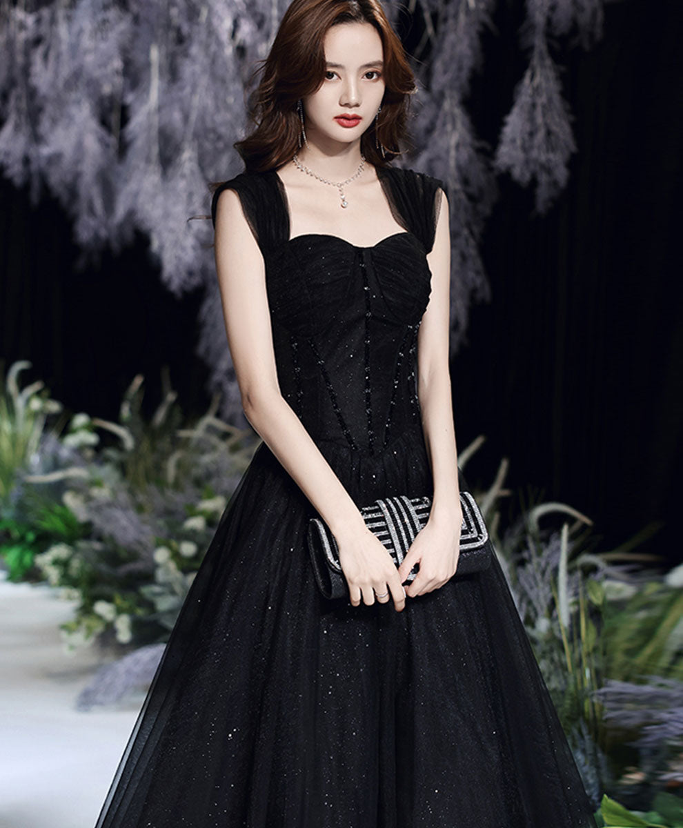 Georgette Printed Black Gown Dress with Dupatta - GW0662