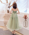 Simple Green Tulle Short Prom Dress Green Tulle Homecoming Dress
