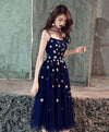 Blue Tulle Short Prom Dress Blue Tulle Homecoming Dress