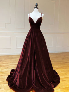 Burgundy Formal Evening Dresses