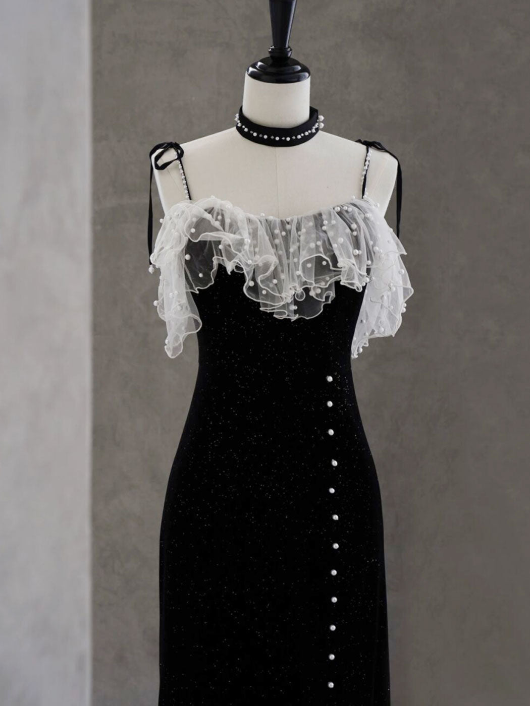 Black Short Evening Dress