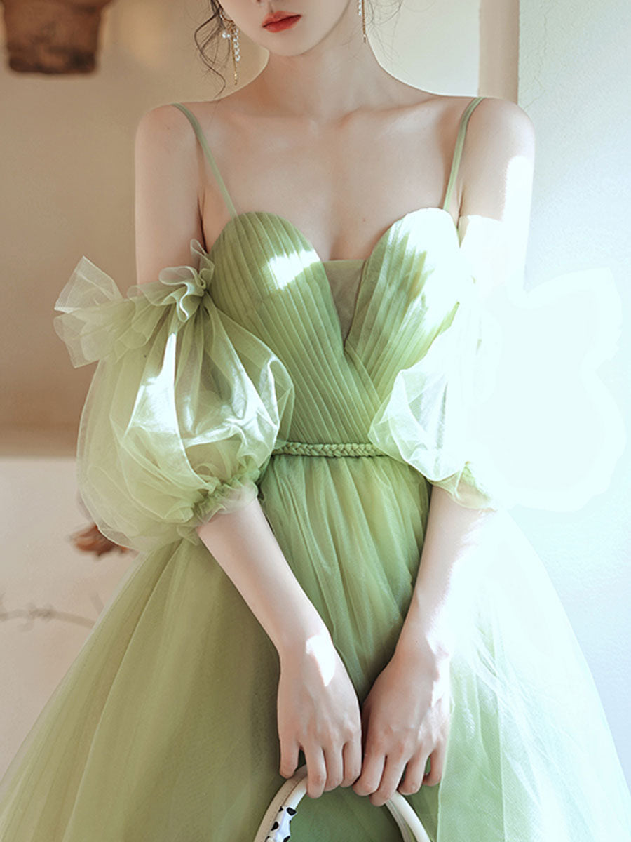 White Sweetheart Neck Tulle Short Prom Dress, Cute White Homecoming Dresses