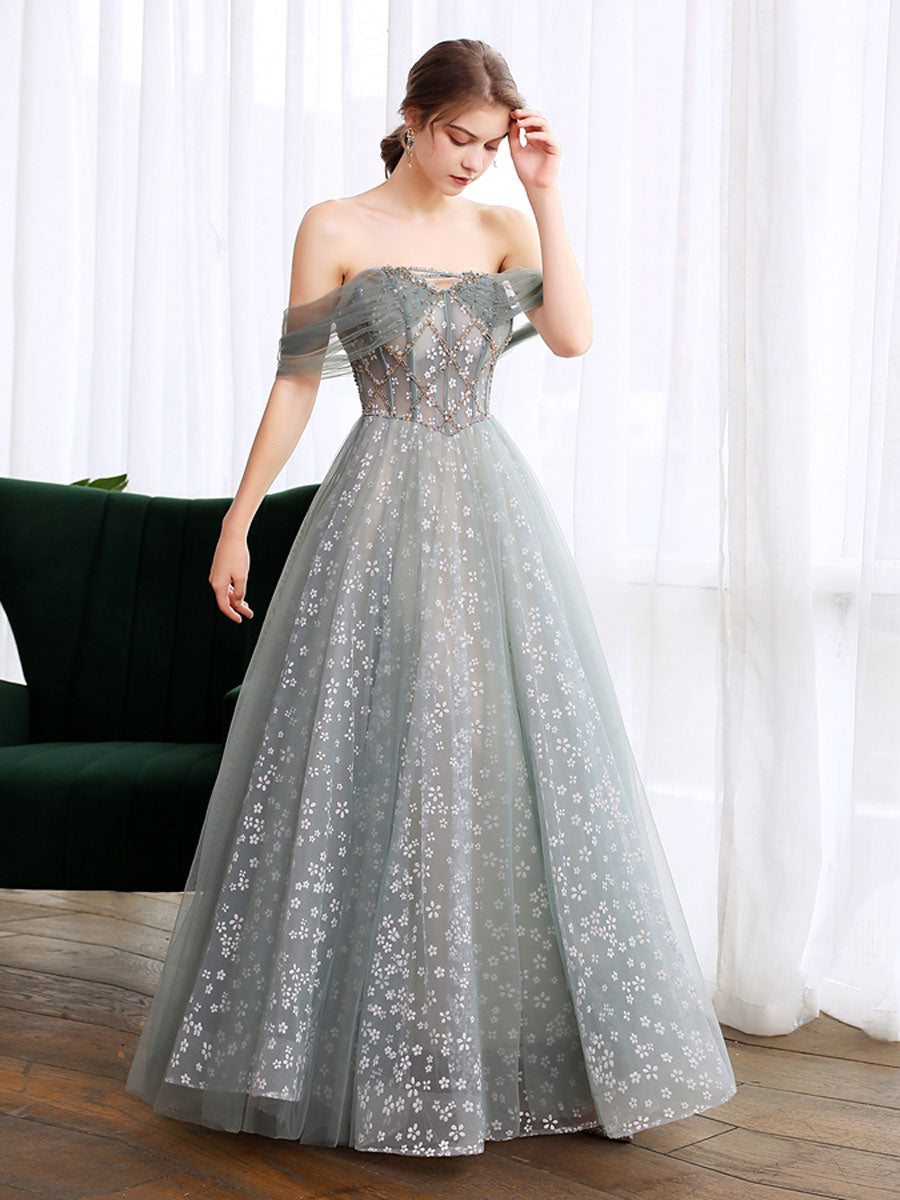 Real Pictures Grey Color V-neck Long Sleeves Hand Sewing Beading Split  Custom Made Floor Length Evening Dress 2023 New - AliExpress