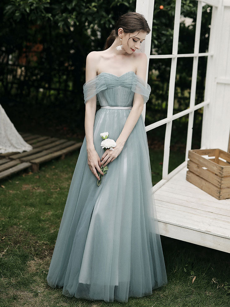 sage green tulle bridesmaid dress Sage Green Short Tulle Bridesmaids Dress YW1713 Custom Size / Other
