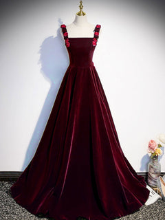 Burgundy Formal Evening Dresses
