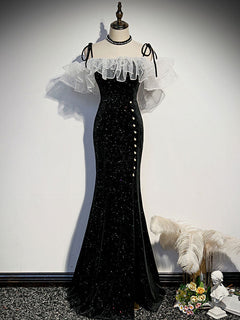 Velvet Long Formal Dresses