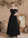 Black Velvet Long Prom Dresses