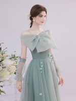 Green Tulle Short Prom Dress, Green Homecoming Dress
