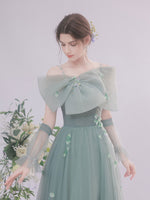 Green Tulle Short Prom Dress, Green Homecoming Dress