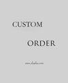 Custom order for  Elizabeth Cheng