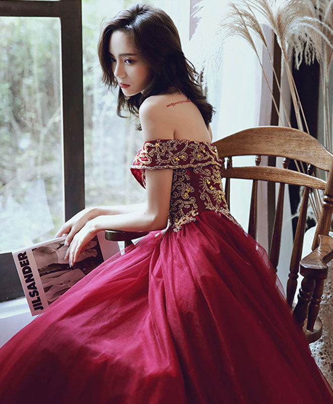 Debut Maroon Evening Gowns Burgundy Velvet Engagement Evening