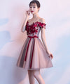 Cute Sweetheart Neck Tulle Lace Short Prom Dress, Homecoming Dress