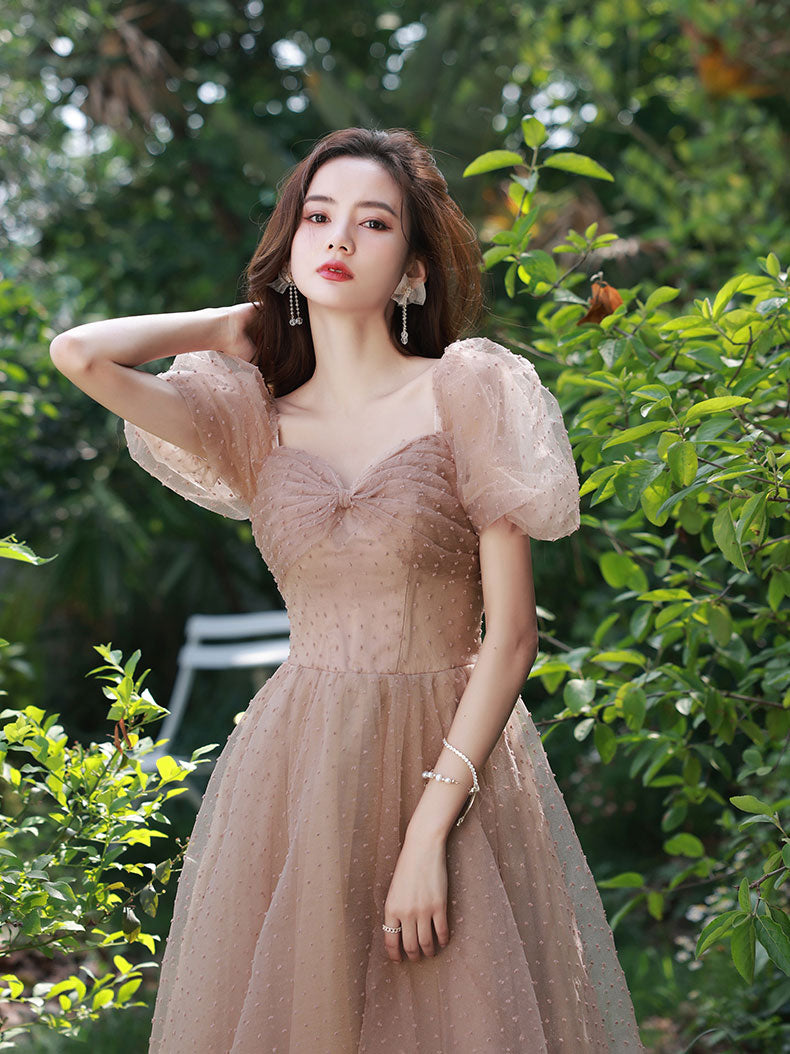 Bean Pink Powder Short Prom Dress, Cute Tulle Homecoming Dress US 8 / Bean Pink (As Picture) Bean Pink Powder Short Prom Dress, Cute Tulle Homecoming Dress US 8 / Bean Pink (As Picture)