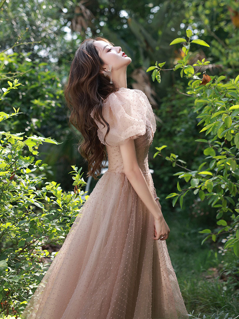 Bean Pink Powder Short Prom Dress, Cute Tulle Homecoming Dress US 8 / Bean Pink (As Picture) Bean Pink Powder Short Prom Dress, Cute Tulle Homecoming Dress US 8 / Bean Pink (As Picture)