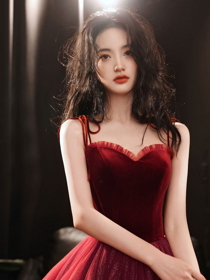 Burgundy Sweetheart Neck Tulle Short Prom Dress, Burgundy Puffy Homecoming Dress US 12 / Burgundy Burgundy Sweetheart Neck Tulle Short Prom Dress, Burgundy Puffy Homecoming Dress US 12 / Burgundy