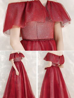 Burgundy Formal Evening Dresses