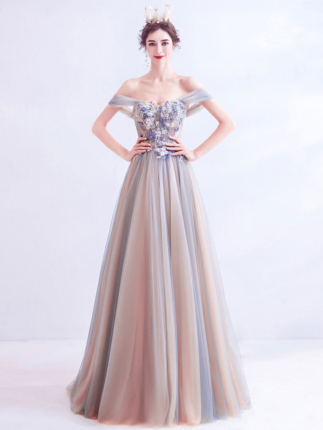  Champagne Formal Dresses