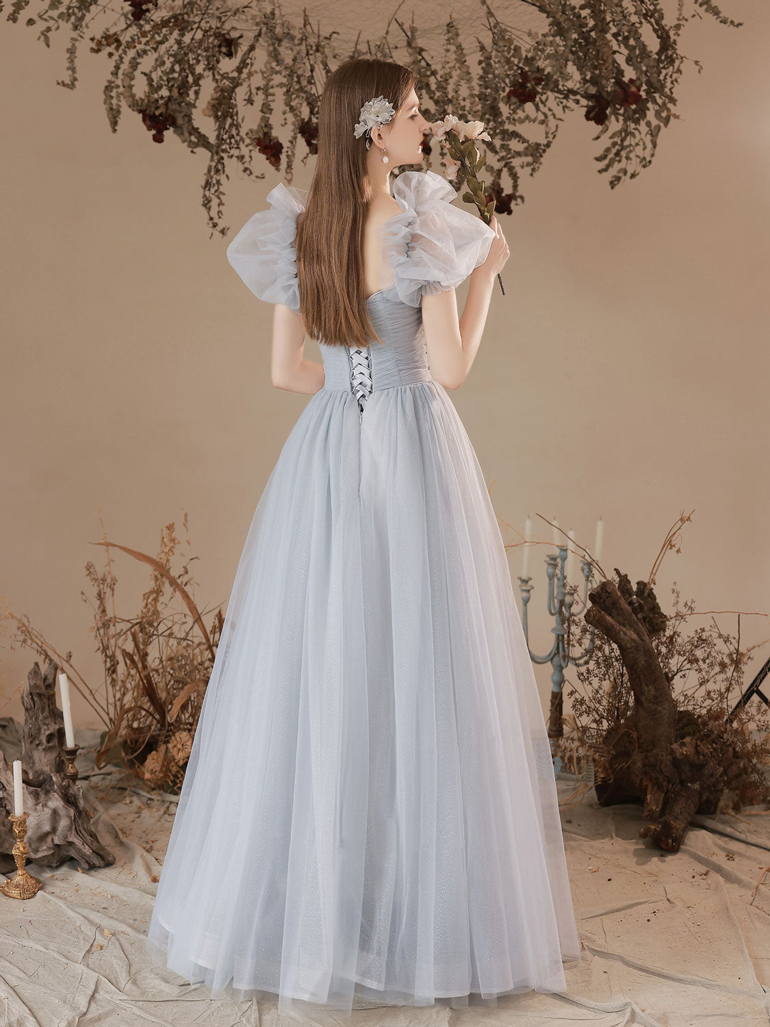 Gray Formal Evening Dresses