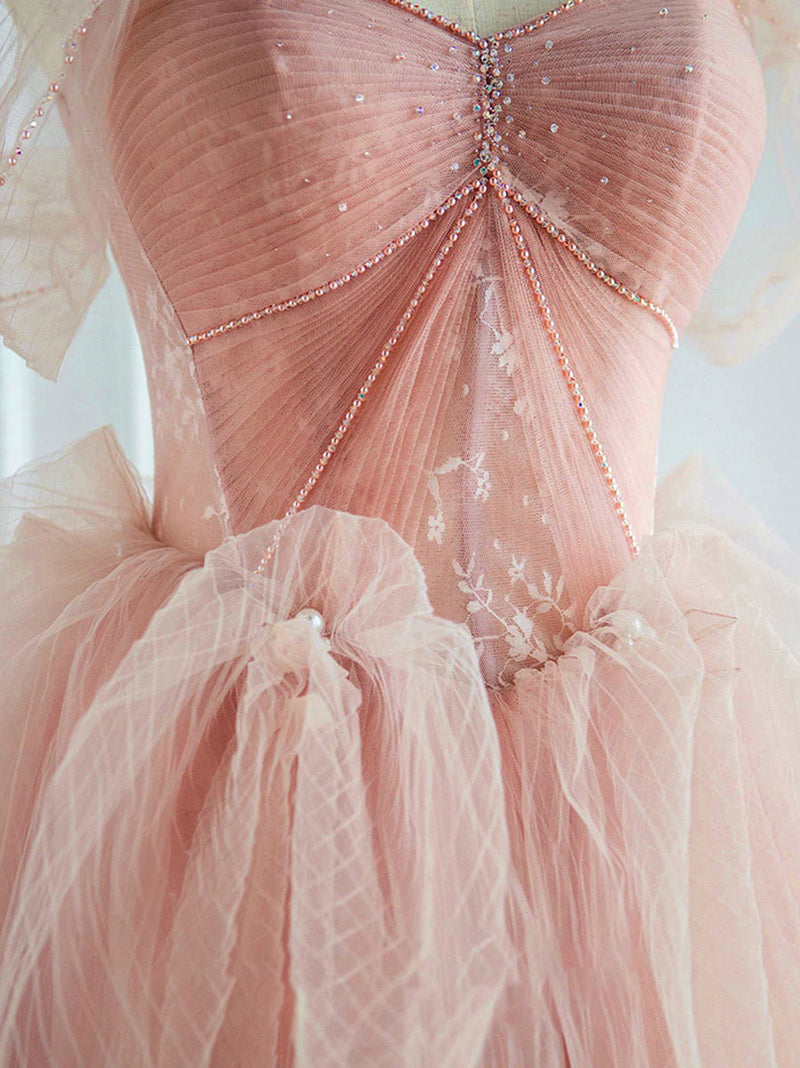 long pink tutu dress Oyemwen Tiered High Low Tulle Maxi Tutu Dress Hot Pink as Worn by Joseline