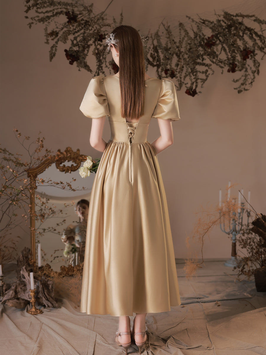 Satin Evening Dress
