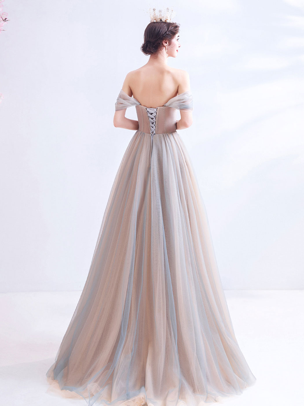 Champagne Lace Dresses