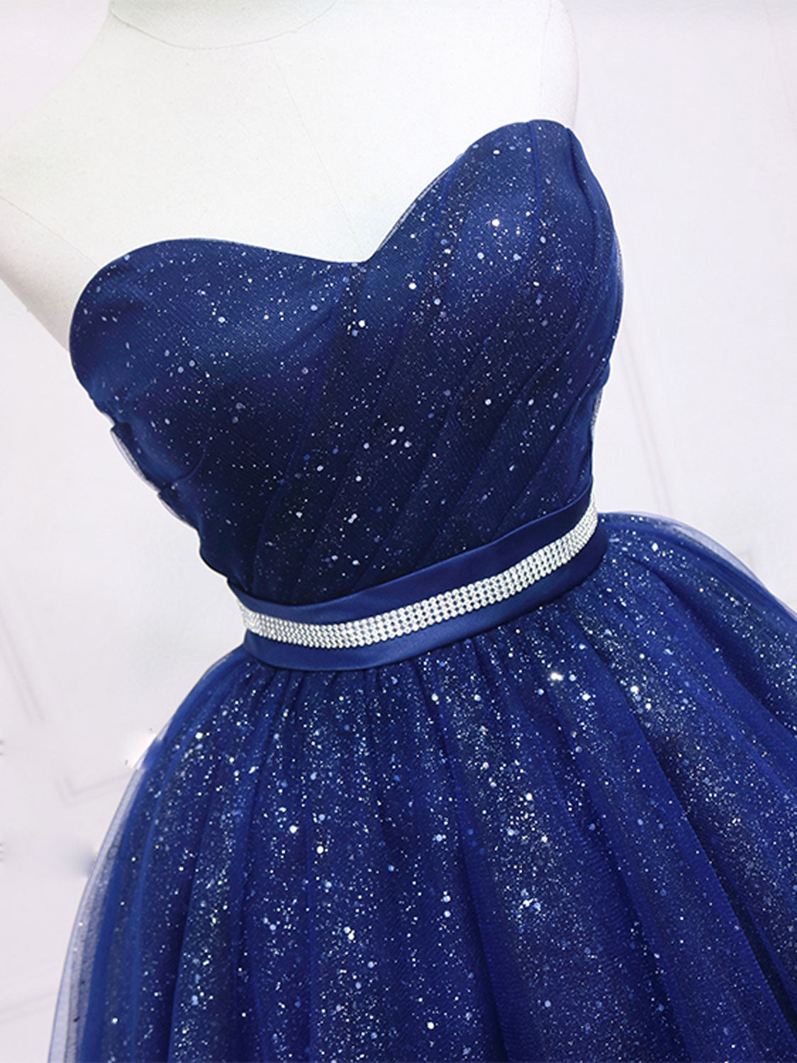 Sweetheart Neck Short Blue Prom Dresses, Short Blue Formal Homecoming Graduation Dresses, US 10 / Dark Blue as Pics / No Rush Sweetheart Neck Short Blue Prom Dresses, Short Blue Formal Homecoming Graduation Dresses, US 10 / Dark Blue as Pics / No Rush