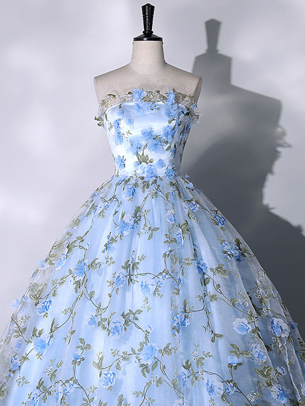 Blue Tulle Lace Long Prom Dresses, Ball Gown Blue Sweet 16 Dresses US 10 / Blue Blue Tulle Lace Long Prom Dresses, Ball Gown Blue Sweet 16 Dresses US 10 / Blue
