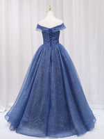 Dark Blue Long Formal Dresses
