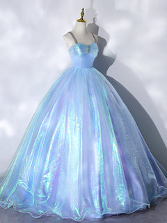 Unique Blue Sweet 16 Dress