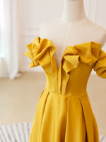 Yellow Formal Evening Dress