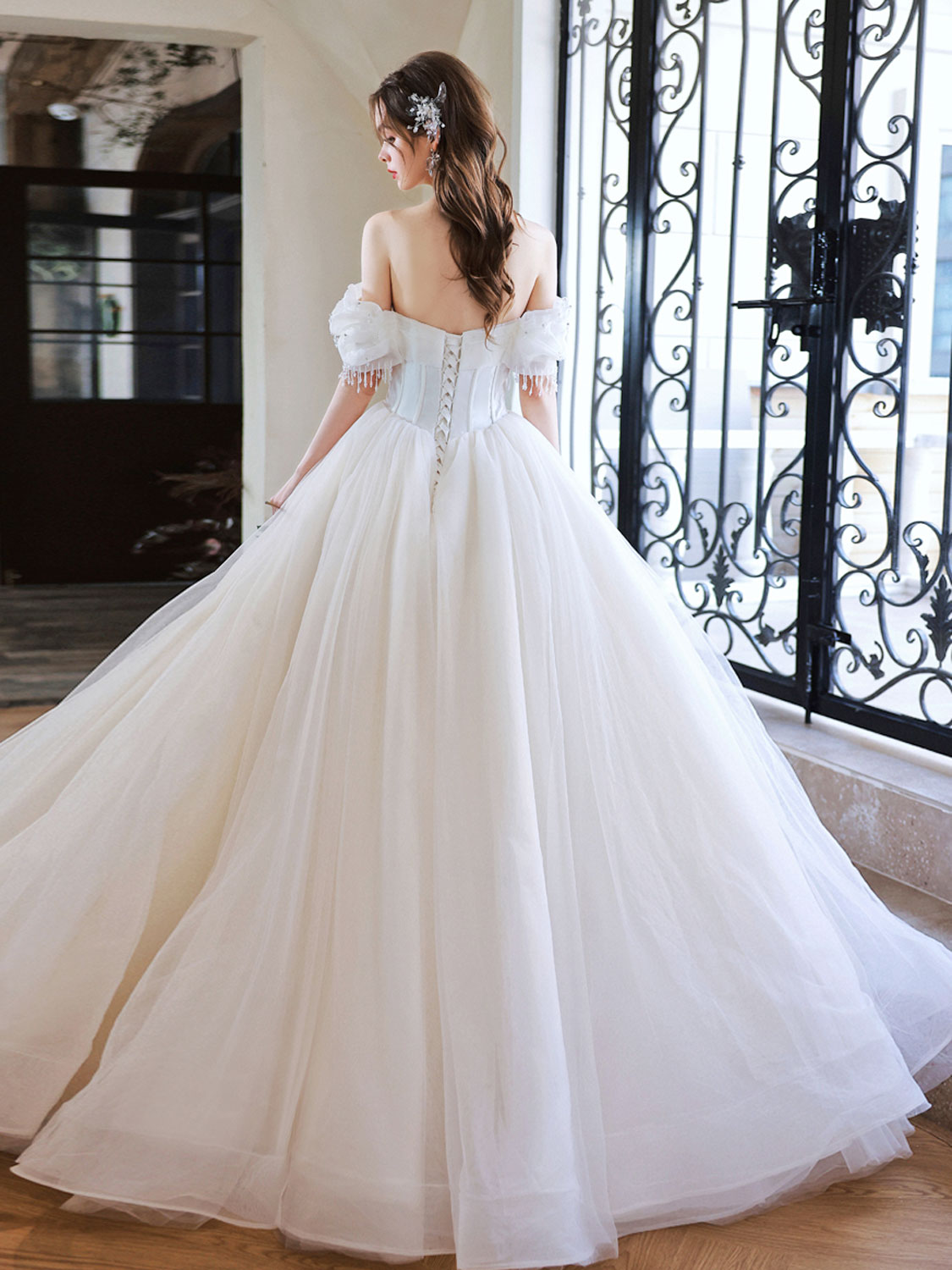 Tulle Sweet 16 Dress with Beading