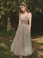Simple V Neck Tulle Short Puffy Prom Dress Cute Puffy Homecoming Dress