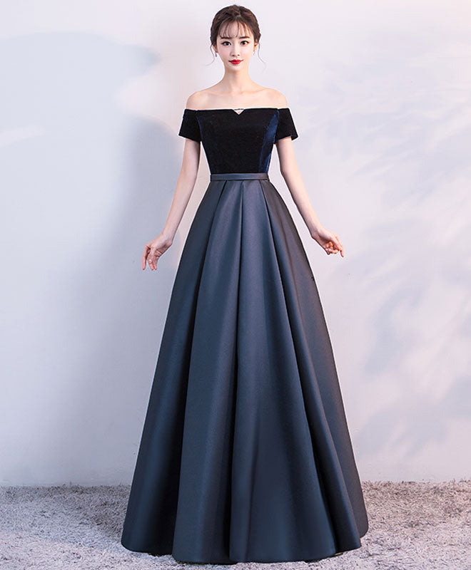 Simple Satin Long Prom Dress, Long Formal Dress