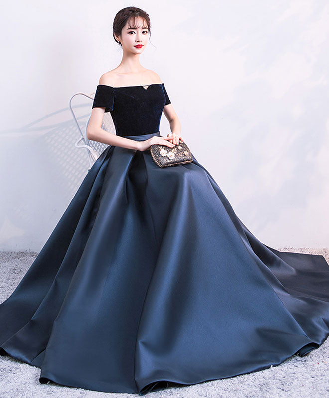 Simple Satin Long Prom Dress, Long Formal Dress