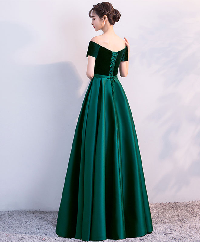 Simple Satin Long Prom Dress, Long Formal Dress shopluu Simple Satin Long Prom Dress, Long Formal Dress shopluu