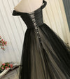 Custom Made  Tulle  Off Shoulder Long Prom Dress, Evening Dress