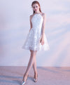 White Short Prom Dress, Cute Homecoming Dress