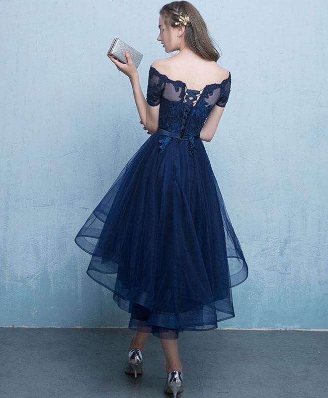 Burgundy Tulle Lace Short Prom Dress, Burgundy Homecoming Dress