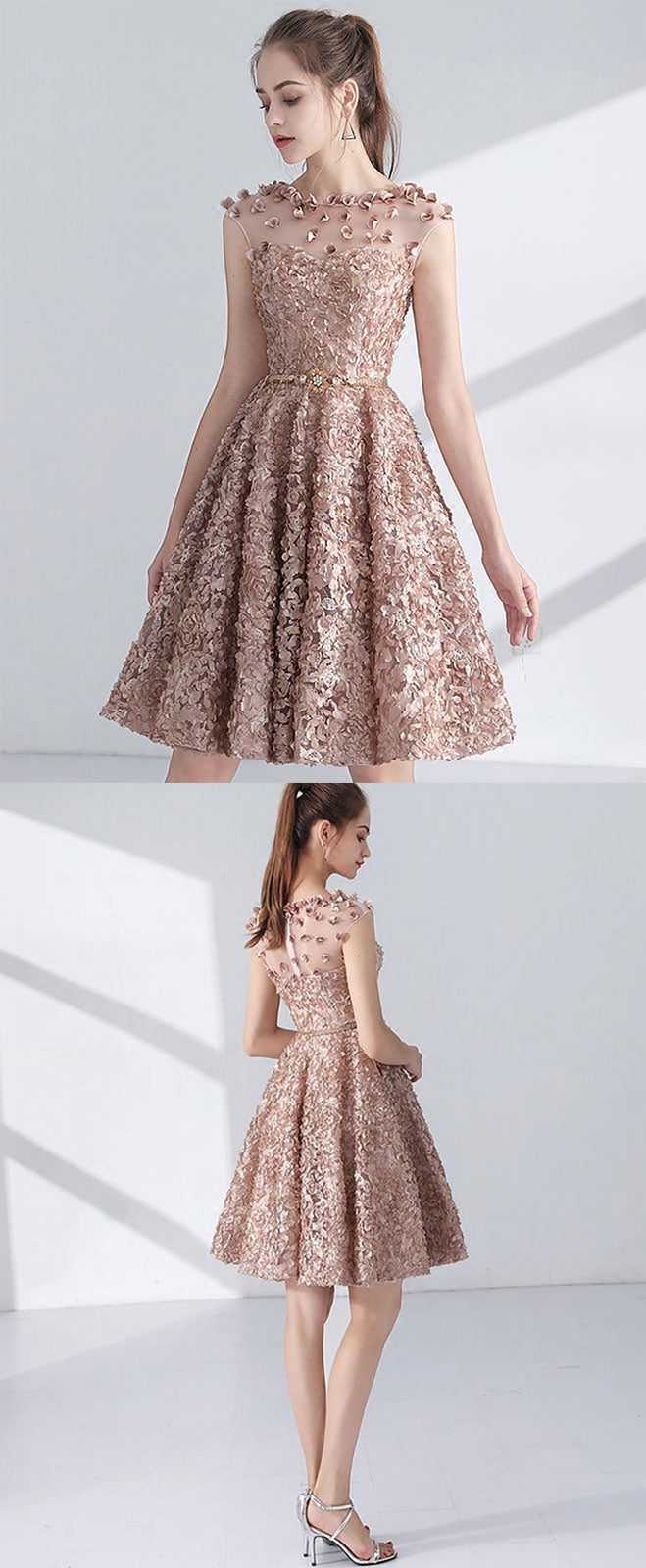 Cute A Line Short Prom Dress, Cute Homecoming Dress